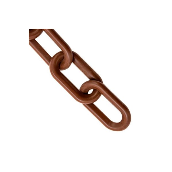 Gec Mr. Chain Plastic Chain, 1in Link, 25'L, HDPE, Brown 10010-25 - main